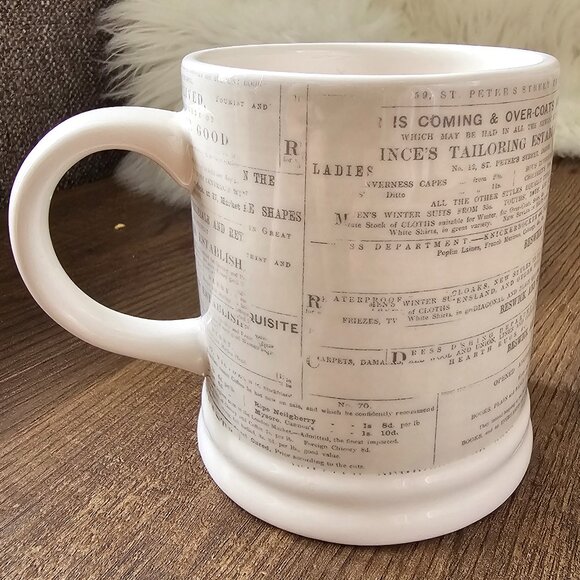 Sur La Table Earthenware Spider Web Mug 16oz - Picture 2 of 5